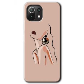 Xiaomi Mi 11 Çizim Silüet Baskılı Uyumlu Silikon Kılıf
