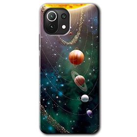 Xiaomi Mi 11 Cosmos Baskılı Uyumlu Silikon Kılıf