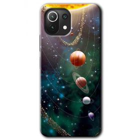 Xiaomi Mi 11 Cosmos Baskılı Uyumlu Silikon Kılıf