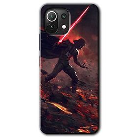 Xiaomi Mi 11 Darh Vader Wars Baskılı Uyumlu Silikon Kılıf