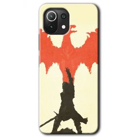 Xiaomi Mi 11 Dragon Hunter 1 Baskılı Uyumlu Silikon Kılıf