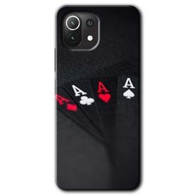 Xiaomi Mi 11 Full As Baskılı Uyumlu Silikon Kılıf