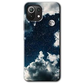 Xiaomi Mi 11 Gece Gökyüzü Baskılı Uyumlu Silikon Kılıf