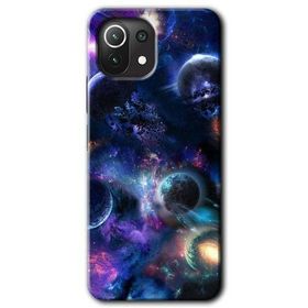 Xiaomi Mi 11 Gezegen Karışımı Baskılı Uyumlu Silikon Kılıf