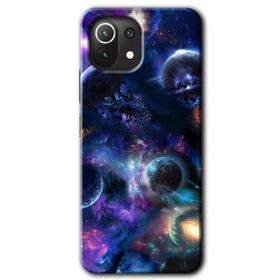 Xiaomi Mi 11 Gezegen Karışımı Baskılı Uyumlu Silikon Kılıf