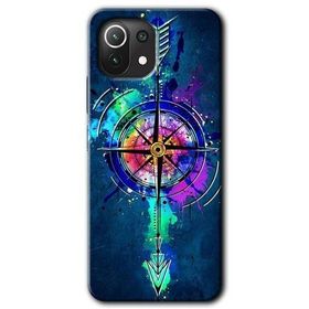 Xiaomi Mi 11 Gizemli Pusula Baskılı Uyumlu Silikon Kılıf