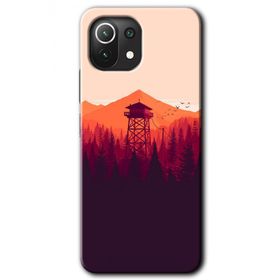 Xiaomi Mi 11 Gözlem Kulesi Baskılı Uyumlu Silikon Kılıf