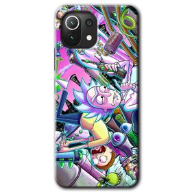 Xiaomi Mi 11 Graffiti Çizgi Film Baskılı Uyumlu Silikon Kılıf