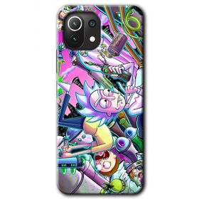 Xiaomi Mi 11 Graffiti Çizgi Film Baskılı Uyumlu Silikon Kılıf