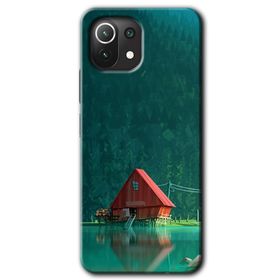 Xiaomi Mi 11 House In Woods Baskılı Uyumlu Silikon Kılıf