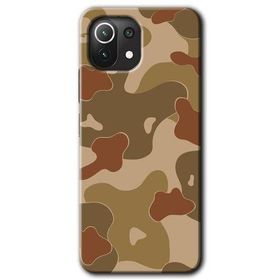 Xiaomi Mi 11 Kamuflaj 10 Baskılı Uyumlu Silikon Kılıf