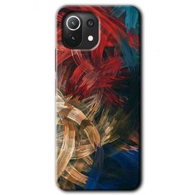 Xiaomi Mi 11 Karma Boyalar Baskılı Uyumlu Silikon Kılıf