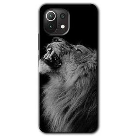 Xiaomi Mi 11 Lion Baskılı Uyumlu Silikon Kılıf