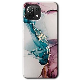 Xiaomi Mi 11 Liquid Mermer Baskılı Uyumlu Silikon Kılıf