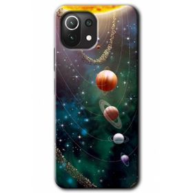 Xiaomi Mi 11 Lite Hd Desen Baskılı Cosmos Arka Kapak Kılıf