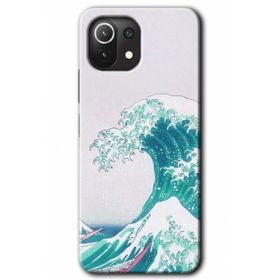 Xiaomi Mi 11 Lite Hd Desen Baskılı Dalga Arka Kapak Kılıf