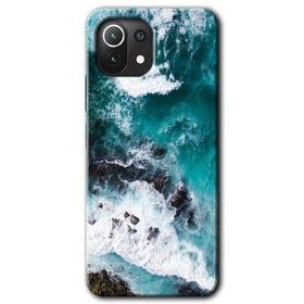 Xiaomi Mi 11 Lite Hd Desen Baskılı Deniz Kıyısı Arka Kapak Kılıf