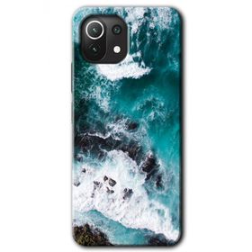 Xiaomi Mi 11 Lite Hd Desen Baskılı Deniz Kıyısı Arka Kapak Kılıf
