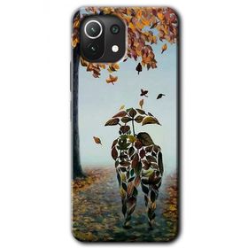 Xiaomi Mi 11 Lite Hd Desen Baskılı Doğadan Aşk Arka Kapak Kılıf