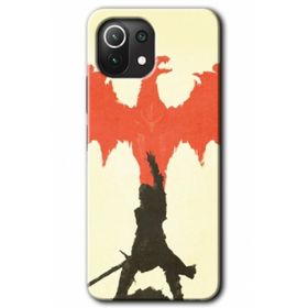 Xiaomi Mi 11 Lite Hd Desen Baskılı Dragon Hunter 1 Arka Kapak Kılıf