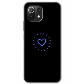 Xiaomi Mi 11 Lite Hd Desen Baskılı Heart Strokes Arka Kapak Kılıf