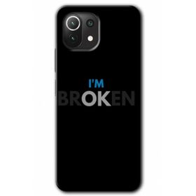 Xiaomi Mi 11 Lite Hd Desen Baskılı Im Broken Arka Kapak Kılıf