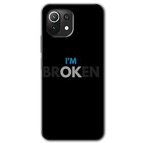 Xiaomi Mi 11 Lite Hd Desen Baskılı Im Broken Arka Kapak Kılıf