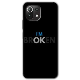 Xiaomi Mi 11 Lite Hd Desen Baskılı Im Broken Arka Kapak Kılıf
