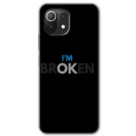 Xiaomi Mi 11 Lite Hd Desen Baskılı Im Broken Arka Kapak Kılıf