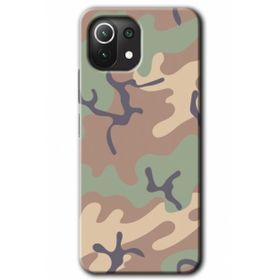 Xiaomi Mi 11 Lite Hd Desen Baskılı Kamuflaj 29 Arka Kapak Kılıf