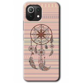 Xiaomi Mi 11 Lite Hd Desen Baskılı Mandala Retro Arka Kapak Kılıf