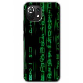 Xiaomi Mi 11 Lite Hd Desen Baskılı Matrix Arka Kapak Kılıf