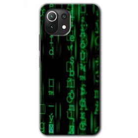 Xiaomi Mi 11 Lite Hd Desen Baskılı Matrix Arka Kapak Kılıf