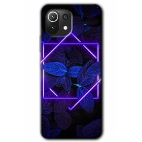 Xiaomi Mi 11 Lite Hd Desen Baskılı Mekanik Yaprak 5 Arka Kapak Kılıf