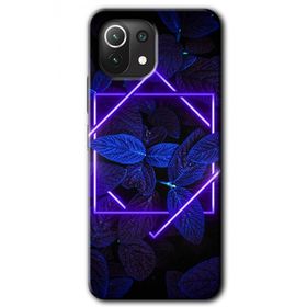 Xiaomi Mi 11 Lite Hd Desen Baskılı Mekanik Yaprak 5 Arka Kapak Kılıf