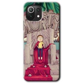 Xiaomi Mi 11 Lite Hd Desen Baskılı Morty Arka Kapak Kılıf