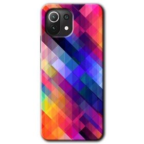 Xiaomi Mi 11 Lite Hd Desen Baskılı Multi Oblique Arka Kapak Kılıf