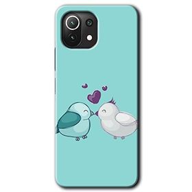 Xiaomi Mi 11 Lite Hd Desen Baskılı Mutlu Kuşlar Arka Kapak Kılıf