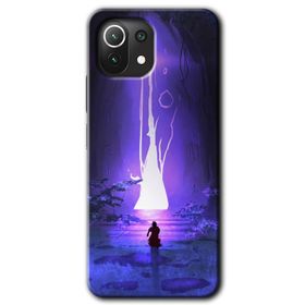 Xiaomi Mi 11 Lite Hd Desen Baskılı Outlines Paint Arka Kapak Kılıf