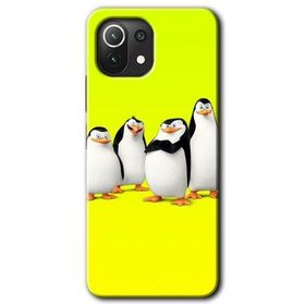 Xiaomi Mi 11 Lite Hd Desen Baskılı Penguenler Arka Kapak Kılıf