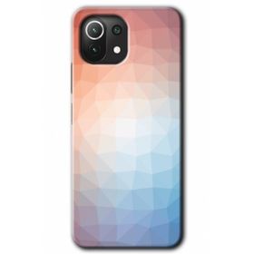 Xiaomi Mi 11 Lite Hd Desen Baskılı Polygon Graident 3 Arka Kapak Kılıf