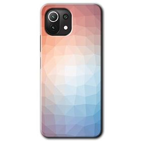 Xiaomi Mi 11 Lite Hd Desen Baskılı Polygon Graident 3 Arka Kapak Kılıf