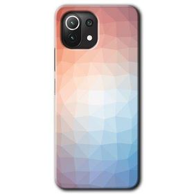 Xiaomi Mi 11 Lite Hd Desen Baskılı Polygon Graident 3 Arka Kapak Kılıf