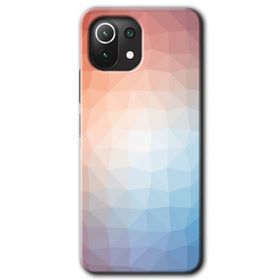 Xiaomi Mi 11 Lite Hd Desen Baskılı Polygon Graident 3 Arka Kapak Kılıf