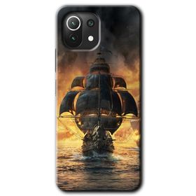 Xiaomi Mi 11 Lite Hd Desen Baskılı Portakal Çiçeği Arka Kapak Kılıf