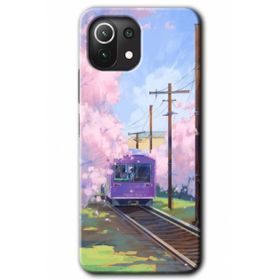 Xiaomi Mi 11 Lite Hd Desen Baskılı Rails Paint Arka Kapak Kılıf