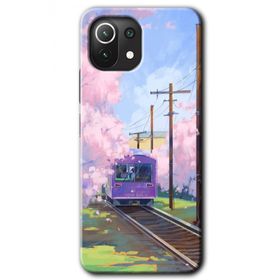 Xiaomi Mi 11 Lite Hd Desen Baskılı Rails Paint Arka Kapak Kılıf