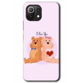 Xiaomi Mi 11 Lite Hd Desen Baskılı Sevgili Ayıcık Arka Kapak Kılıf