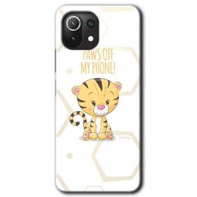 Xiaomi Mi 11 Lite Hd Desen Baskılı Sevimli Kedi 1 Arka Kapak Kılıf