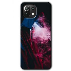 Xiaomi Mi 11 Lite Hd Desen Baskılı Smoke Man Arka Kapak Kılıf